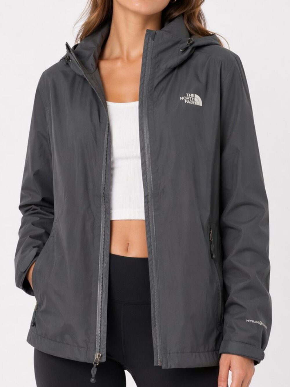 THE NORTH FACE Black Windbreaker Raincoat Jacket Medium